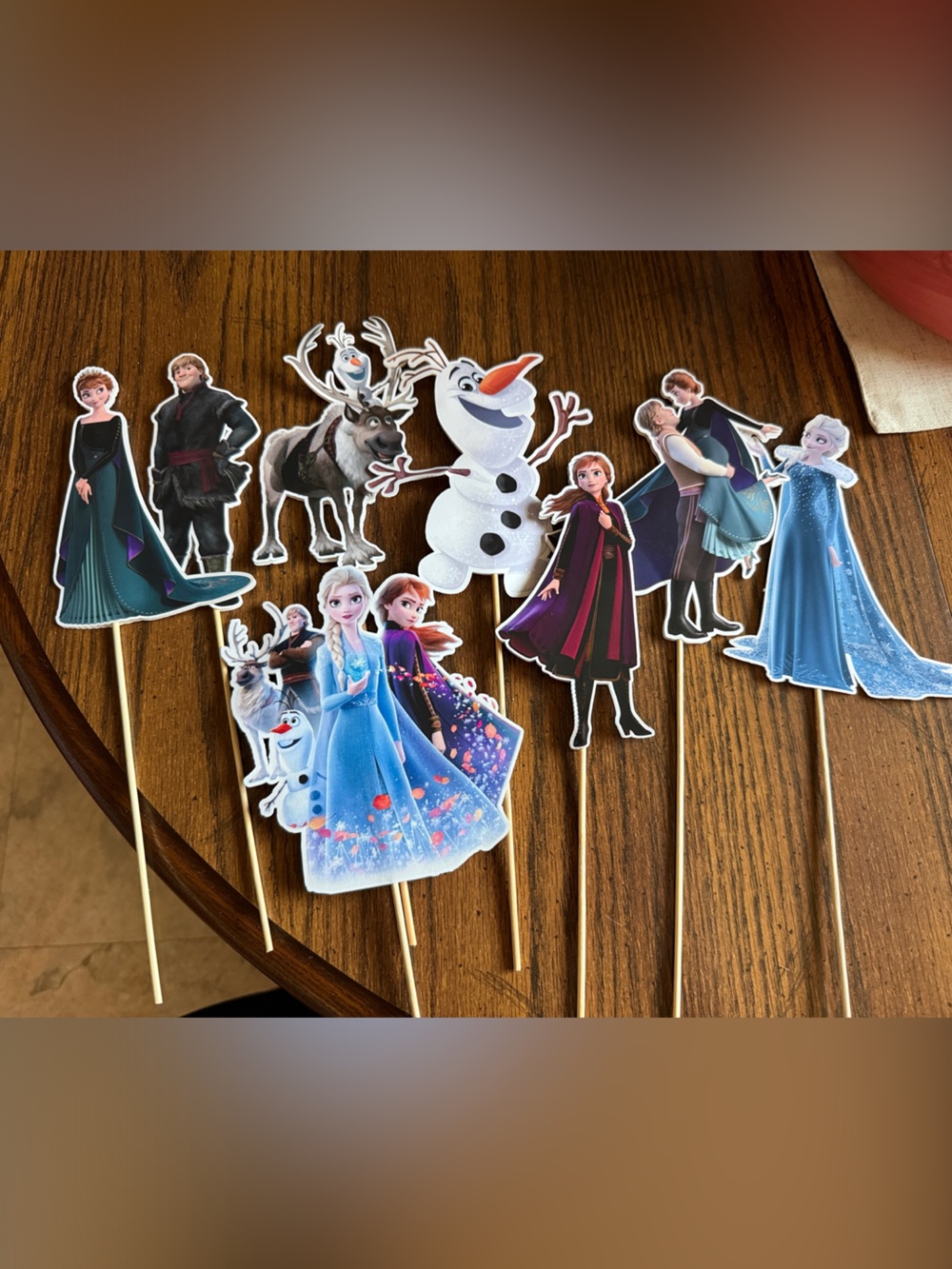 Frozen Character Centerpiece Sticks
